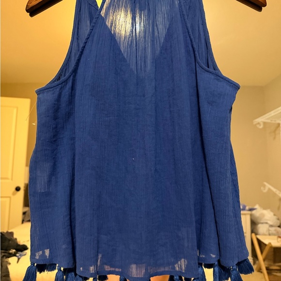 Lilly Pulitzer Roxi Tassel Blouse - Picture 2 of 3